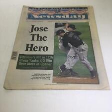 Newsday: Oct 22 2000 Jose The Hero picture