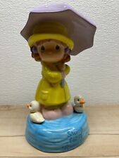 2002 Enesco Precious Moments Loving Caring Sharing Porcelain Money Bank picture