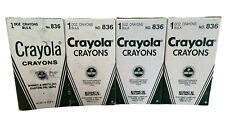 Vintage Crayola Crayons Bulk Binney & Smith No. 836 1995 4 boxes Some used picture