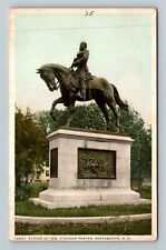 Portsmouth NH-New Hampshire, General Fitzjohn Porter Statue Vintage Postcard picture