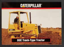 D3C Track Type Tractor 1993 Caterpillar Tractor Card #51 (NM) picture
