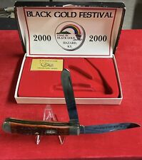 Case Xx Black Gold Festival 2000 Collectors Edition Knife.  NIB.  Hazard KY picture