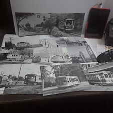 Lot of 70 Western traction railroad calendar photos picture