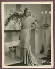 FAY WRAY Stunning Roaring 1920's Luxurious Flapper Girl Gown Glamour Photo J853 picture