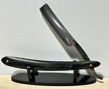 Vintage Peter's Bros EXTRA Straight Shaving Razor - Steer Horn Scales - Sharp picture