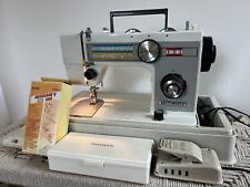 🍊Vintage Dressmaker Sewing Machine Model 580 w/ Carry Case, Foot Pedal, & More picture