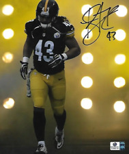Troy Polamalu Pittsburgh Steelers Autographed 8x10 Photo GA coa picture