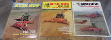  3-lot 70's-80's bush hog disc harrows brochures in nice shape used picture