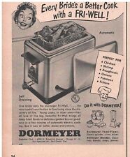 1951 Dormeyer Fri-Well Fryer Humorous Vintage Original Magazine Print Ad picture