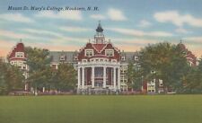 Mount St. Mary's College Hooksett New Hampshire Linen Vintage Postcard picture