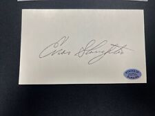 Enos Slaughter HOF Cardinals Signed Postcard with Certificate Of Authenticity picture