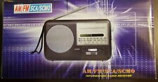 RARE Vintage AM/FM/SCA/SCMO Information Portable Travel Radio Receiver Brand New picture