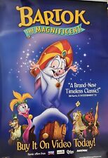 The Amazing Animated film BARTOK THE MAGNIFICENT  27 X 40  DVD  poster picture