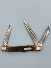 Vintage Schrade Old Timer 3 Blade Stockman Knife USA Made picture