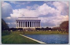 Lincoln Memorial Washington DC Government Building Historical Vintage PC picture