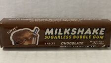 RARE Vintage Lotte 1980's MILKSHAKE CHOCOLATE Sugarless Bubble Gum--NOS-Sealed picture