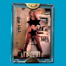 1999 Playboy Shae Marks Card Autographed Lingerie Models 7/750 picture