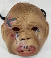 Vintage Rubber Monkey Halloween Mask Scary with Elastic Head Strap picture