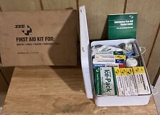 Vintage Zee First Aid Kit , Large, White Metal, Zee Medical Kit No. 42 NOS picture