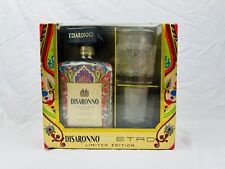 Disaronno Amaretto Wears ETRO Designer Limited Edition Empty Bottle & Glasses picture