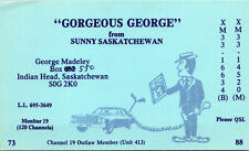 Vtg CB Radio Ham Amateur QSL QSO Art Card Canada Saskatchewan XM33-16634 B146 picture