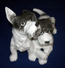 Vintage Porcelain 2 Scottie Dogs Sculpture Figure 7