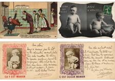 TOILETS MOSTLY BABIES ON PEE POTS 105 Vintage Postcards (L4081) picture