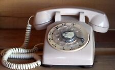 Vintage Bell System By Western Electric tan beige Rotary Dial Desk Telephone picture