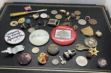 Vintage junk drawer lot items advertising Smalls Older As Shown Lot#4048 picture