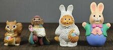 Hallmark Merry Miniatures Easter 1994- Bunny, Squirrel And Mouse picture