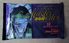 1996 Batman Master Series Premier Edition Trading Cards (1) Factory Sealed Pack picture