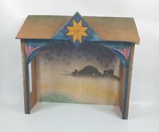 Jim Shore Heartwood Creek Nativity Manager Stable Barn 2003 113258T picture