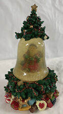 Vintage Wind up Santa Globe/Christmas Tree & Presents VGUC picture