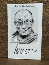 Dalai Lama Autograph Signed Photo PSA DNA Full Letter of Authenticity picture