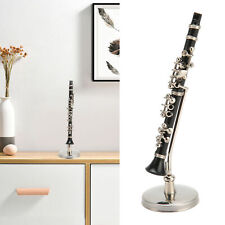 Miniature Clarinet Replica With Stand And Case Mini Musical Instrument Mode NEW picture