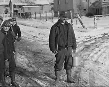 8x10 Black & White Art Print 1937 Scott's Run, West Virginia Miners Coming Home picture