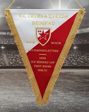1.  FC Kaiserslautern v Red Star Belgrade UEFA Cup Winners Cup 1996 48cm x 36cm picture