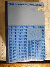 RARE 38 late 60's ABBOTT Radio-Pharmaceuticals Booklets in Original Binder picture