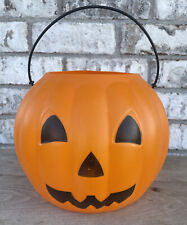 Amloid Halloween Pumpkin Candy Carrier Orange Jack-O-Lantern Trick Or Treat picture