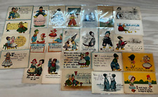 Big Lot of 25 ~Dutch  CHILDREN~ Kids~Antique Postcards~Comic~greetings-h473 picture