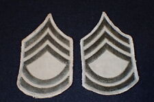 WWII US Army AAF NCO Technical Sergeant Rank Insignia Patch PAIR War-Time Orig. picture