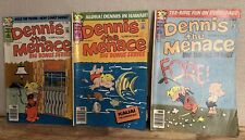 Dennis The Menace Lot Of 3 Comic Books 1979 #189 #190 #191 Big Bonus Series picture
