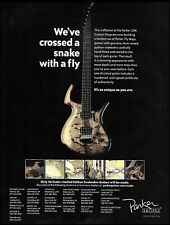 Parker Fly Mojo Limited Python Snakeskin guitar advertisement 2007 ad print picture