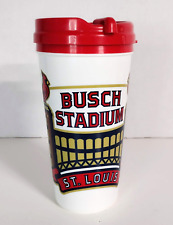 STL Cardinals Tall Plastic Busch Stadium Drink Cup Red White 2006 MLB Whirley 7