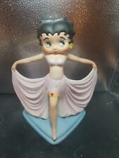 Vandor Betty Boop Porcelain Bisque Figurine Votive Candle Holder 1981 Pink Dress picture