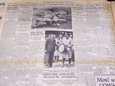 1931 JUNE 8 NEW YORK TIMES - BABE RUTH HONORED WITH PLAQUE - NT 2201 picture