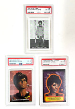 Vintage Star Trek PSA set: Uhura 1976 Topps #6 Card, #6 Sticker, 1967 Leaf #8 RC picture