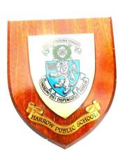 Vintage University HARROW School College  Shield Plaque xzd picture
