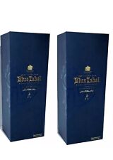Two Empty Bottle  Johnnie Walker Blue Label Blended Scotch Whisky w Orig.case. picture