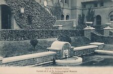 PHILADELPHIA PA-University of Pennsylvania Archaeological Museum Garden Postcard picture